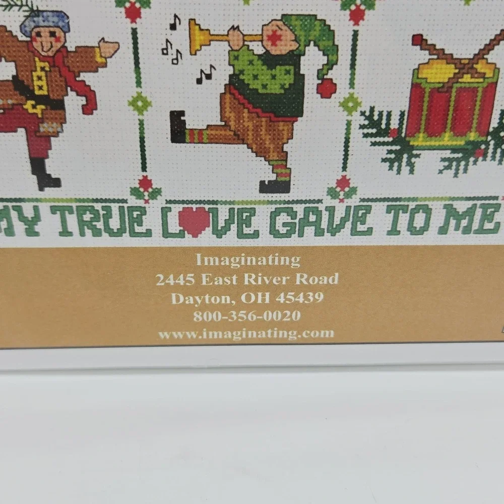 Imaginating Partridge in a pear tree 12 Days Of Christmas Cross Stitch TE5612